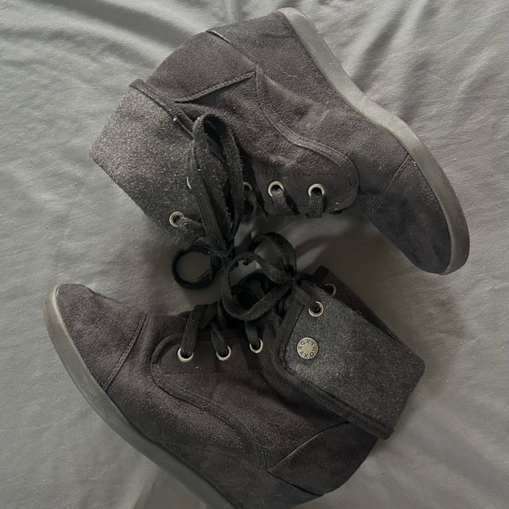 Black Suede Women's Ankle Boots